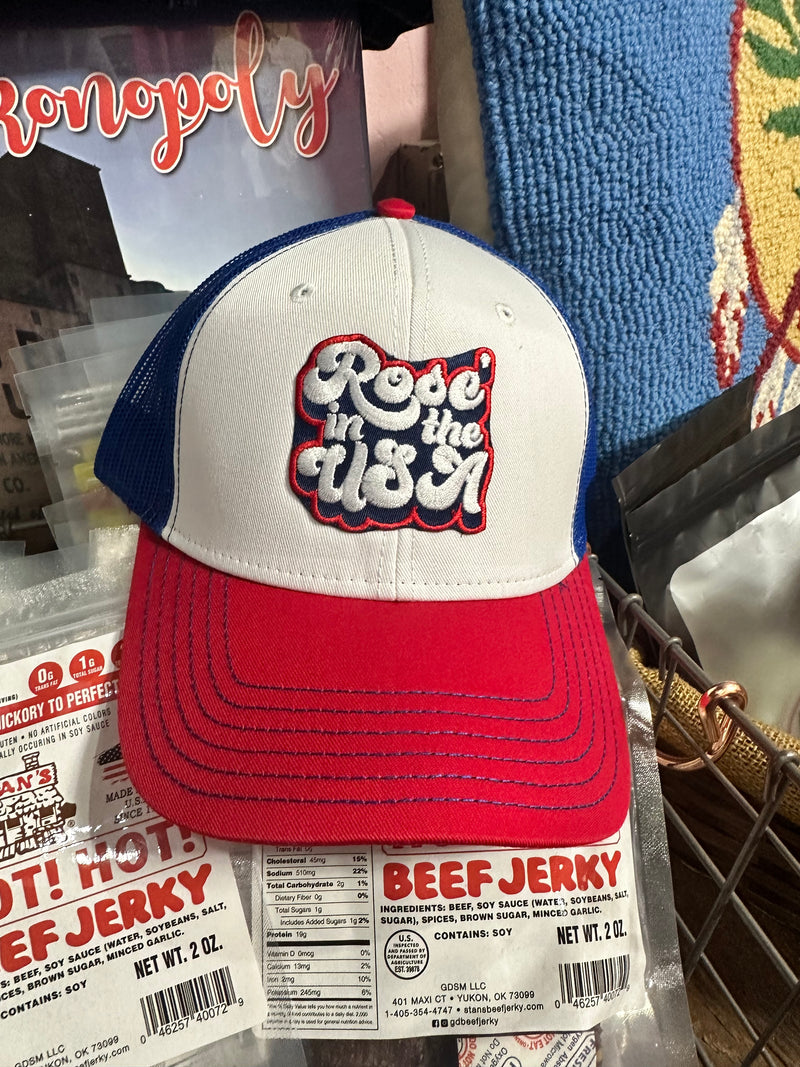 Rose' In The USA Hat