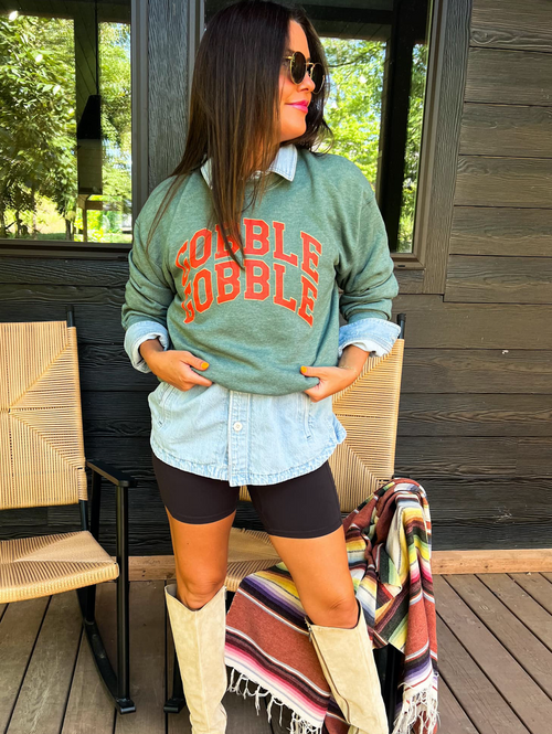 Gobble Gobble University Style Sweatshirt