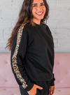 Radiant Leopard/Sequin Sweatshirt