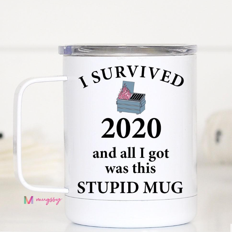 I Survived 2020 Travel Mug
