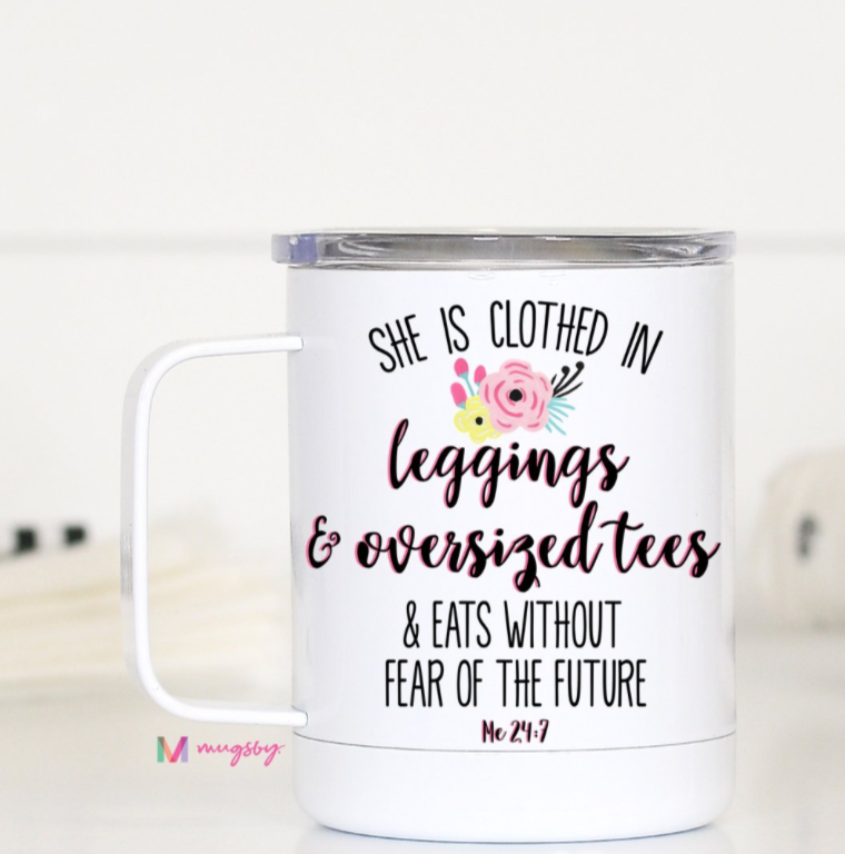 She Is Clothed In Leggings Mug