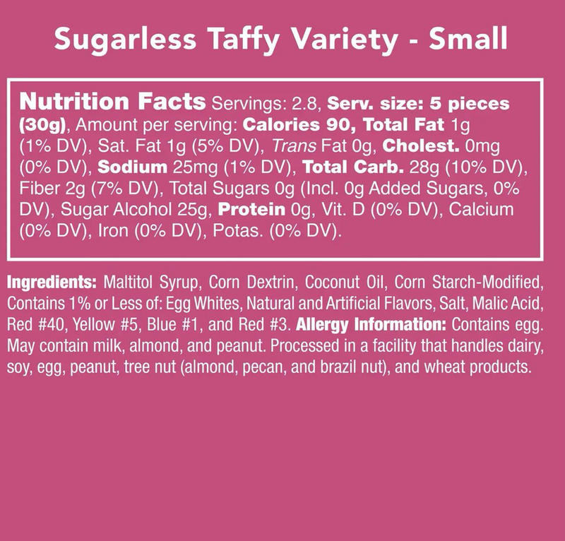 Sugarless Taffy Variety