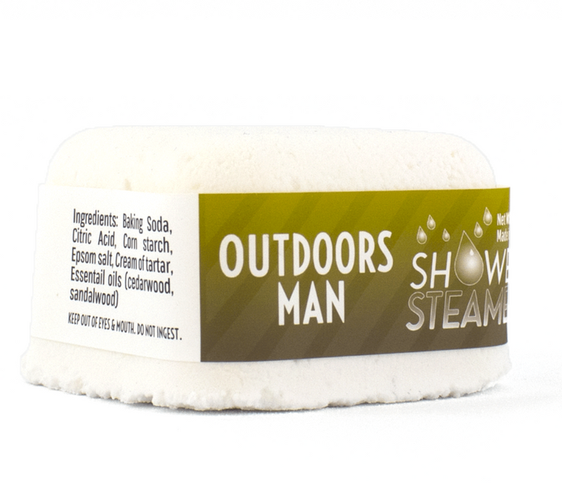 Outdoors Man Shower Steamer