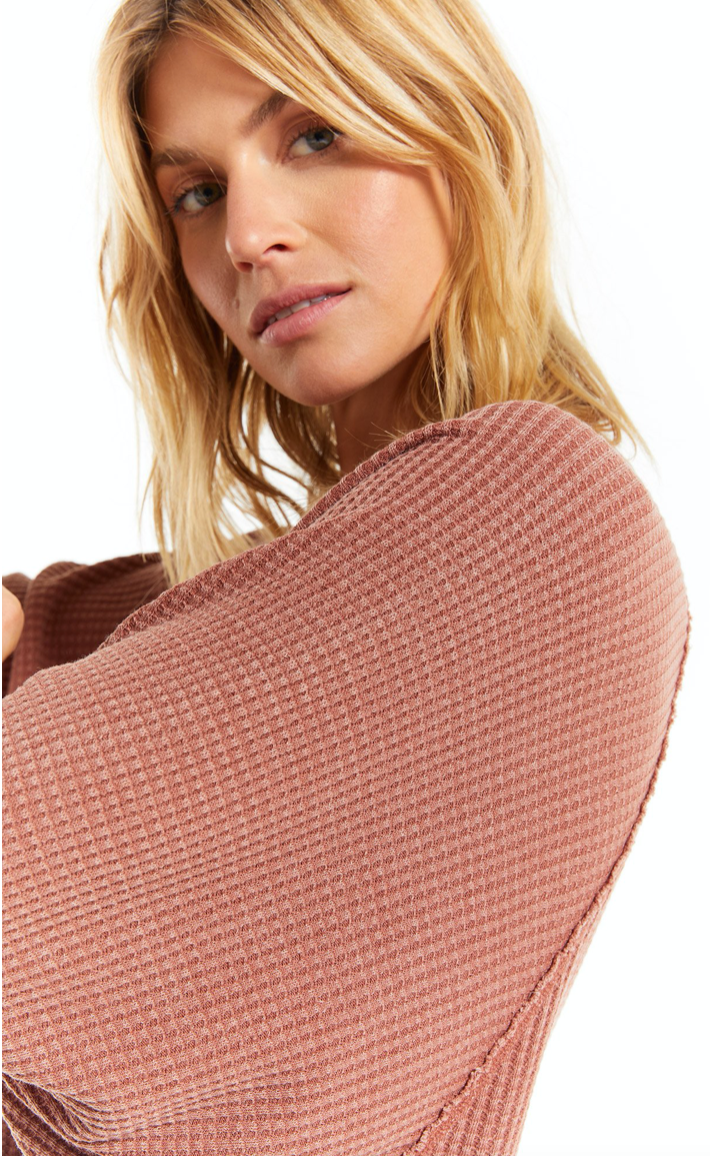 Claire Waffle Long Sleeve