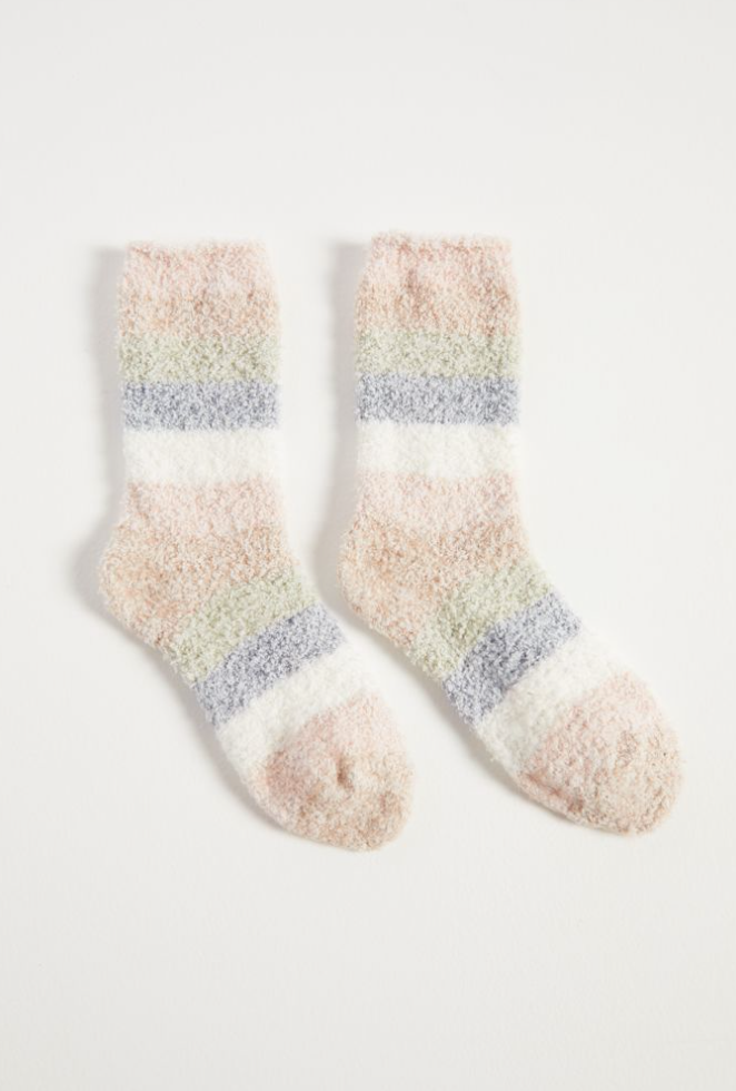 Plush Stripe Socks