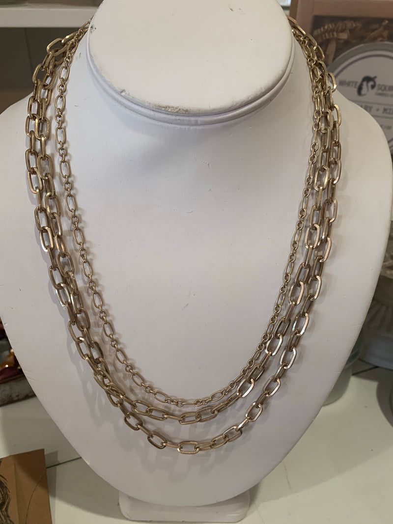 Three Chains Necklace