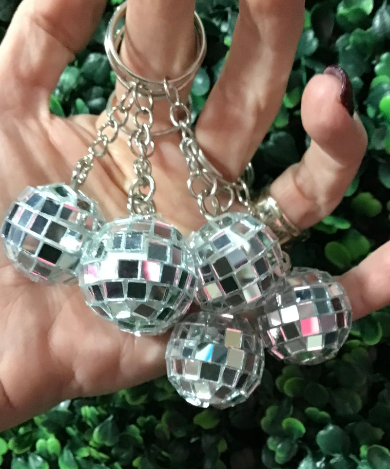 Mini Disco Ball Key Chain