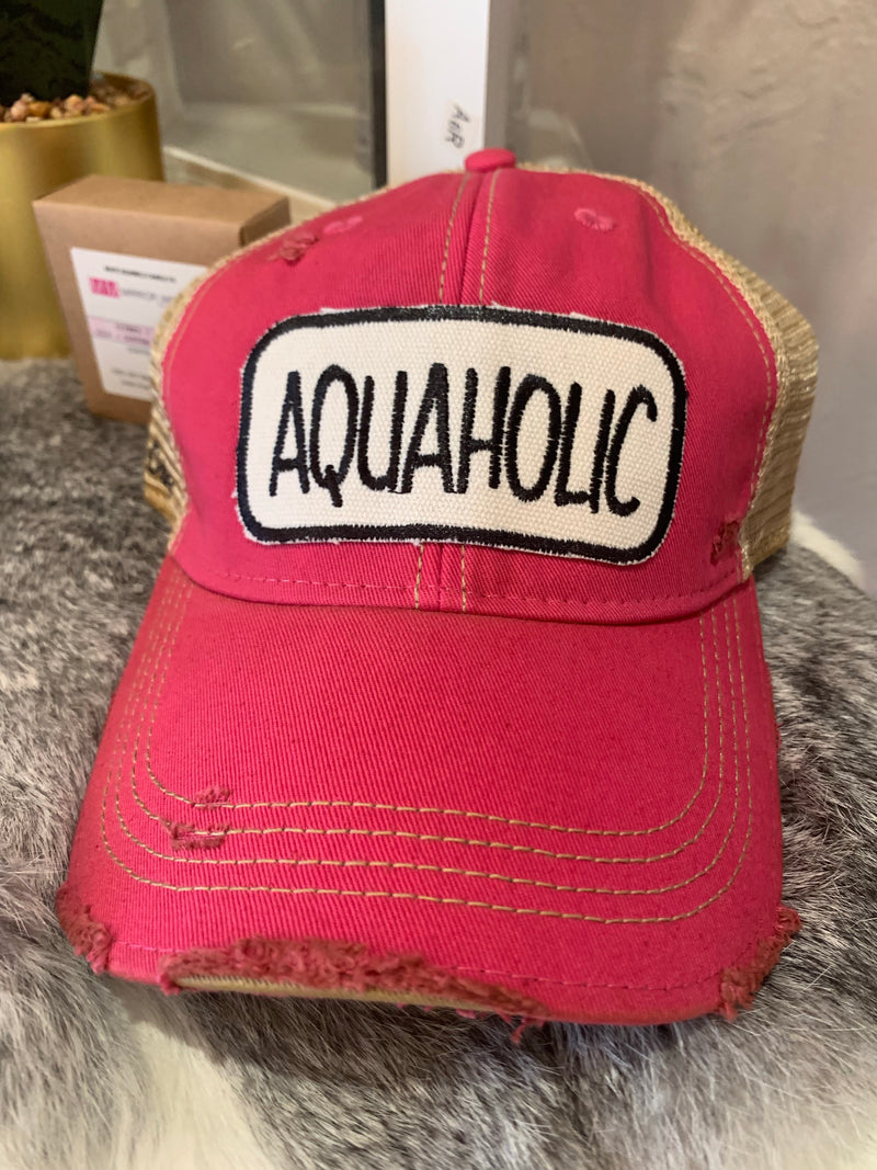 Aquaholic Hat
