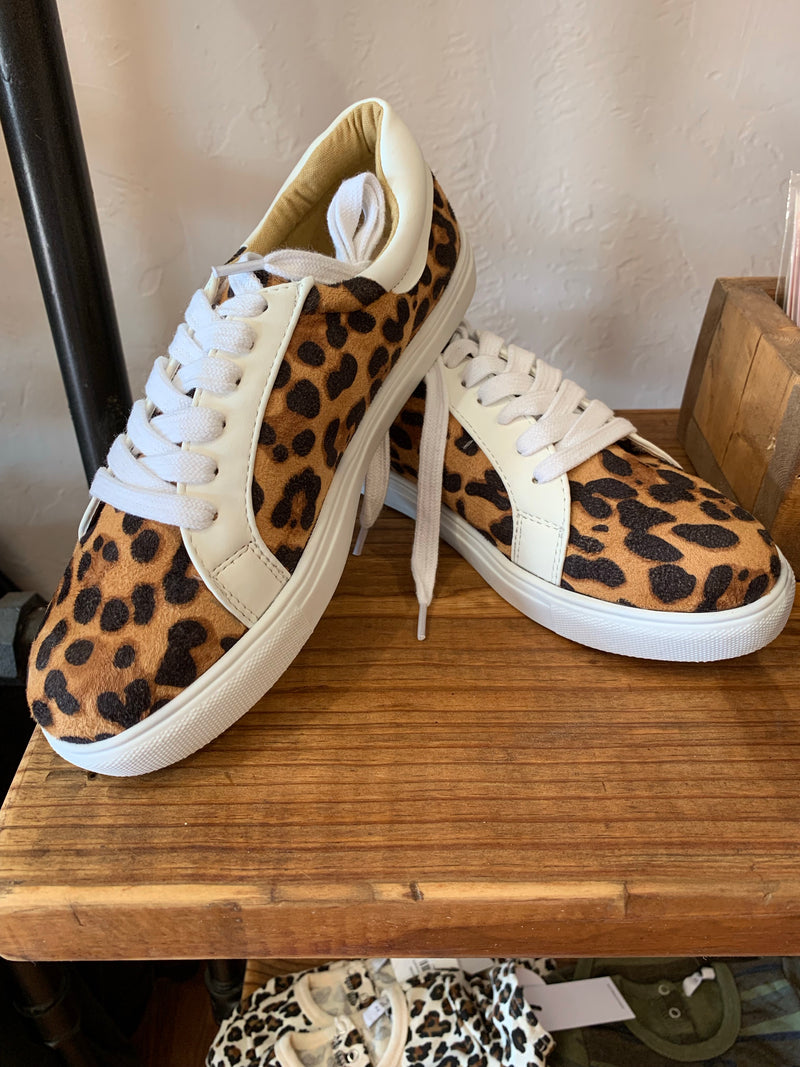 Abby Leopard Tennis Shoe
